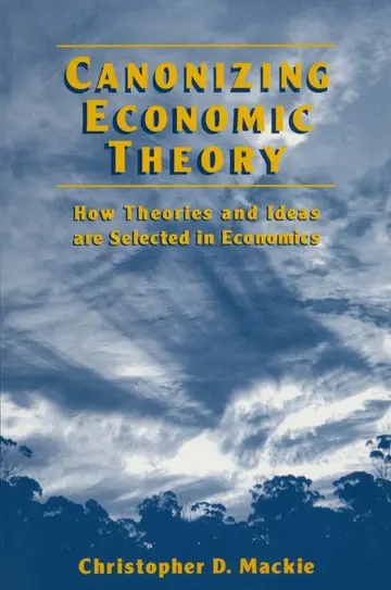 Cover of Canonizing Economic Theory