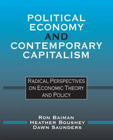Cover of Political Economy and Contemporary Capitalism