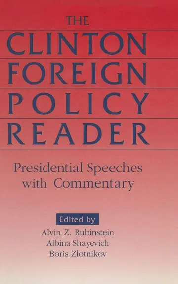 Cover of The Clinton Foreign Policy Reader