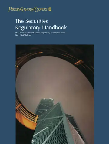 Cover of Securities Regulatory Handbook