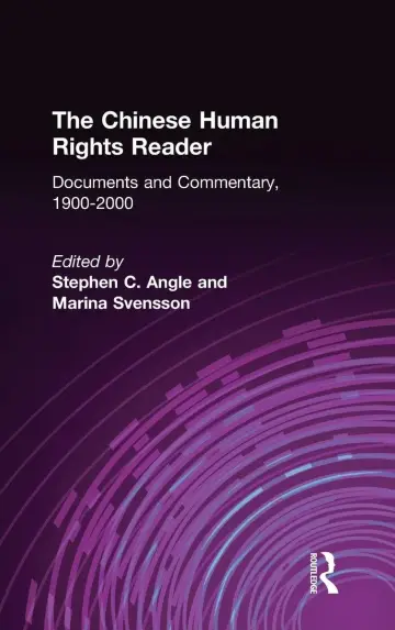 Cover of The Chinese Human Rights Reader