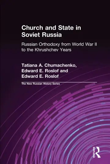 Cover of Church and State in Soviet Russia