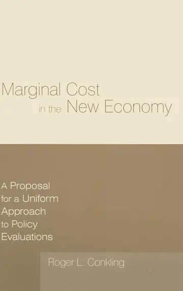 Cover of Marginal Cost in the New Economy