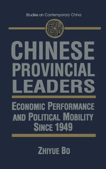 Cover of Chinese Provincial Leaders