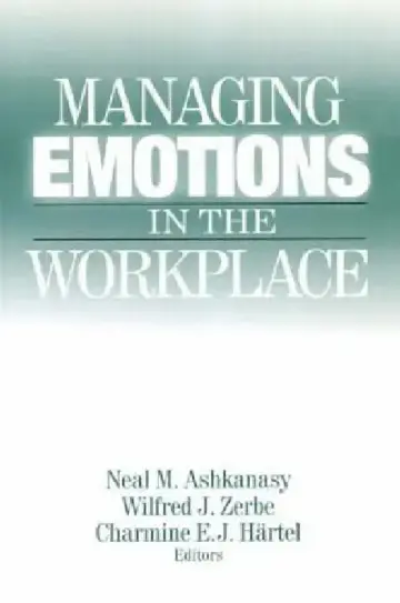 Cover of Managing Emotions in the Workplace