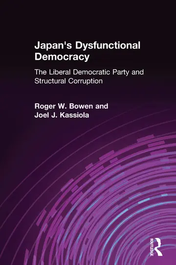 Cover of Japan's Dysfunctional Democracy
