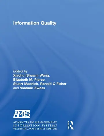 Cover of Information Quality