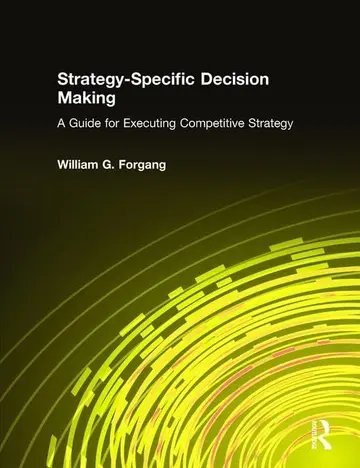 Cover of Strategy-Specific Decision Making