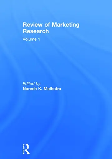 Cover of Review of Marketing Research