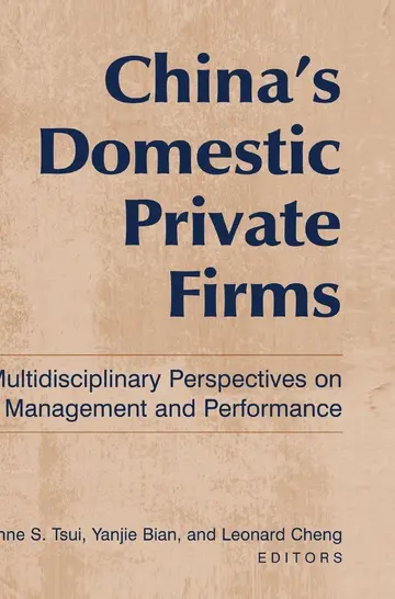 Cover of China's Domestic Private Firms