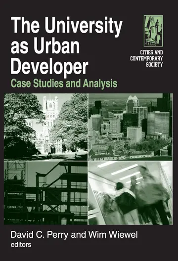 Cover of The University as Urban Developer
