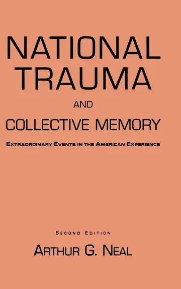 Cover of National Trauma and Collective Memory