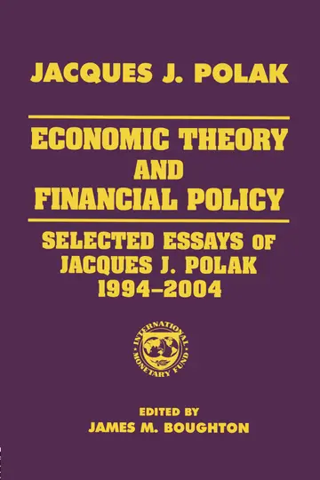 Cover of Economic Theory and Financial Policy