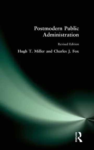 Cover of Postmodern Public Administration