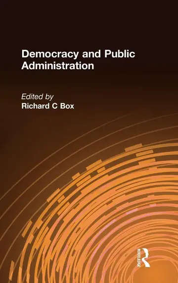 Cover of Democracy and Public Administration