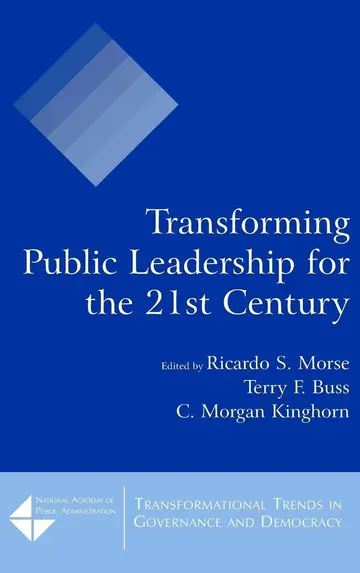 Cover of Transforming Public Leadership for the 21st Century