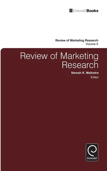 Cover of Review of Marketing Research
