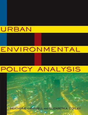 Cover of Urban Environmental Policy Analysis