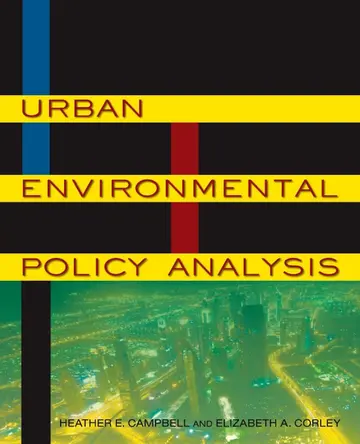Cover of Urban Environmental Policy Analysis