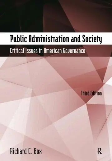 Cover of Public Administration and Society
