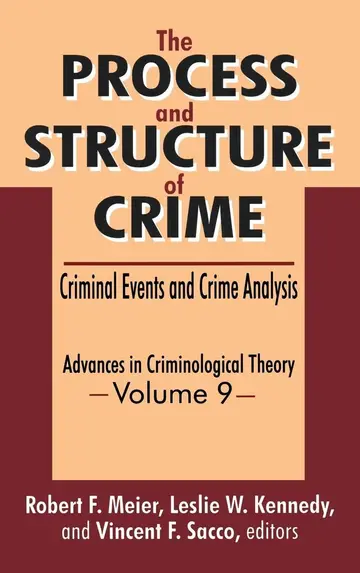 Cover of The Process and Structure of Crime