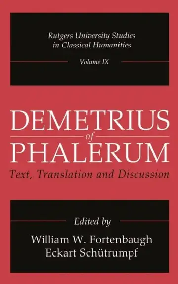 Cover of Demetrius of Phalerum