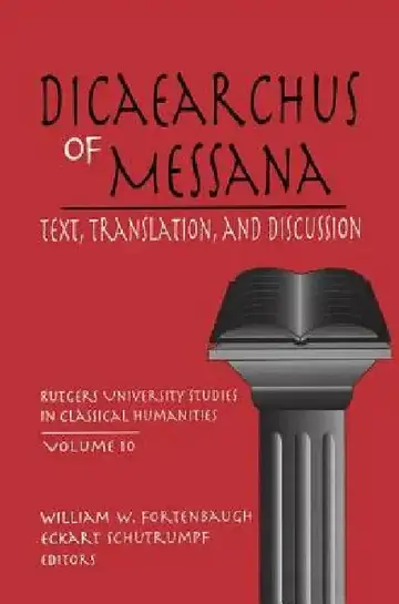 Cover of Dicaearchus of Messana