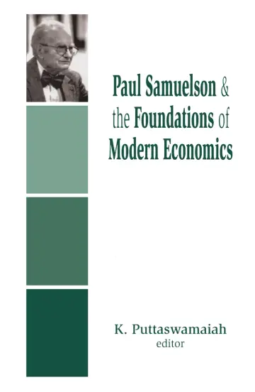 Cover of Paul Samuelson and the Foundations of Modern Economics