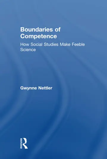 Cover of Boundaries of Competence