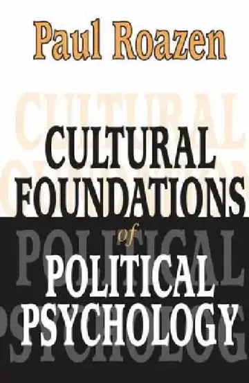 Cover of Cultural Foundations of Political Psychology