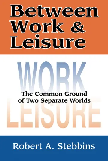 Cover of Between Work & Leisure