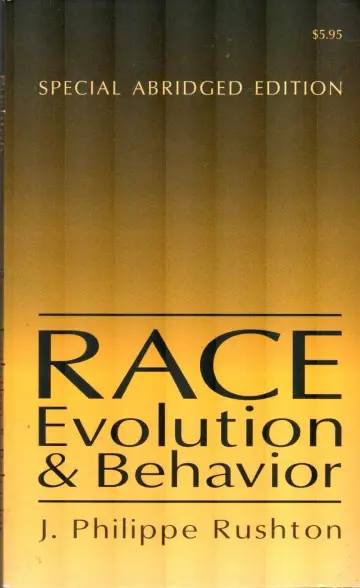 Cover of Race, Evolution & Behavior