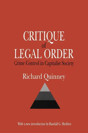 Cover of Critique of the Legal Order