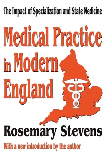 Cover of Medical Practice in Modern England