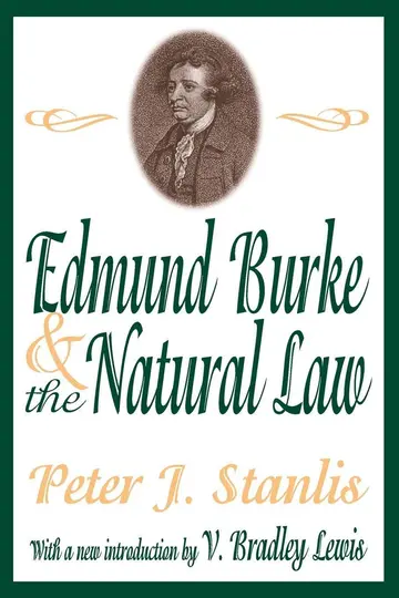 Cover of Edmund Burke and the Natural Law
