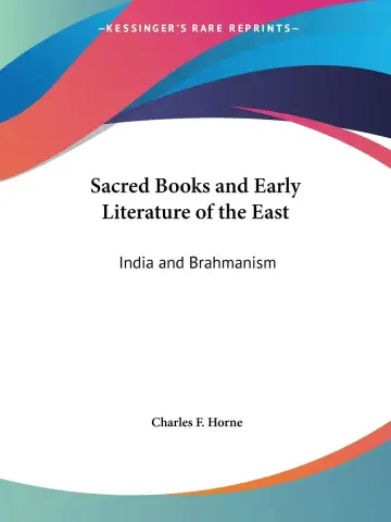 Cover of The Sacred Books & Early Literature of the East