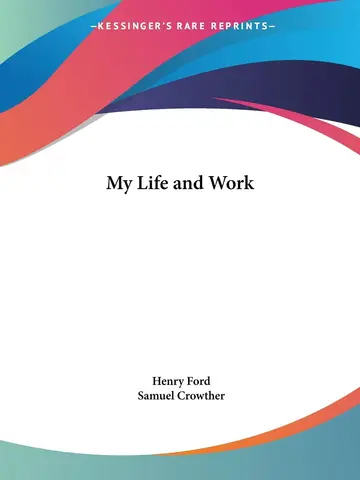 Cover of My Life and Work