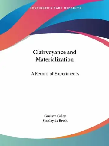 Cover of Clairvoyance and Materialization
