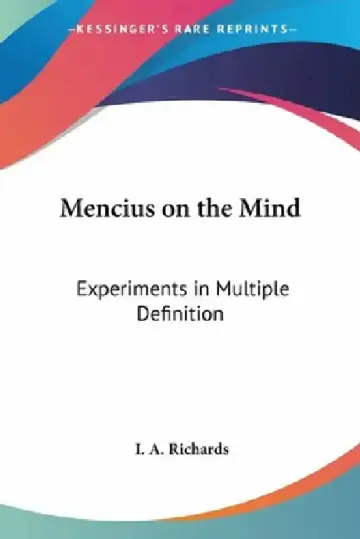 Cover of Mencius on the Mind