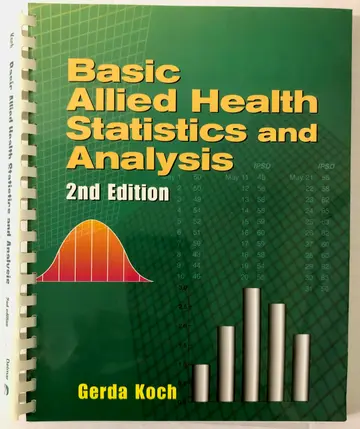 Cover of Basic Allied Health Statistics and Analysis