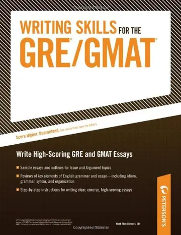 Cover of Writing Skills for the GRE & GMAT