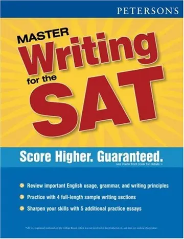 Cover of Peterson S New Sat Writing Wor