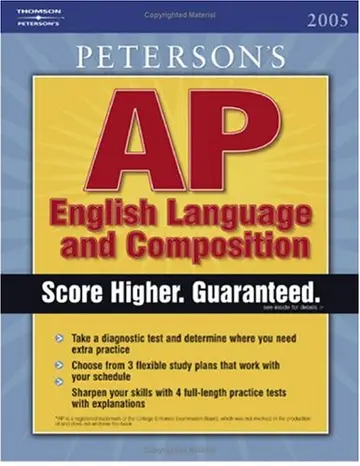 Cover of Peterson's Ap English Language & Composition