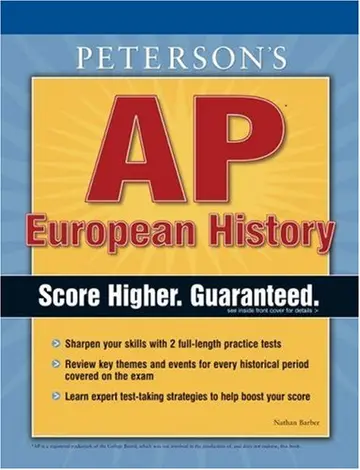 Cover of Peterson's Ap European History