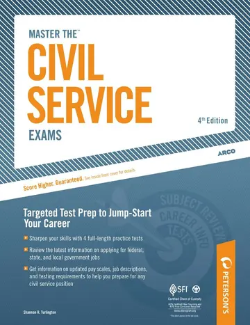 Cover of Master the Civil Service Exams