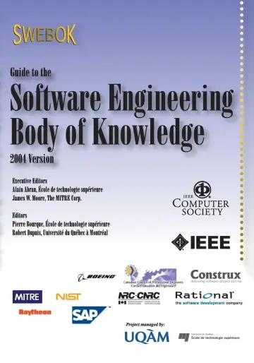 Cover of Guide to the Software Engineering Body of Knowledge (Swebok(r))