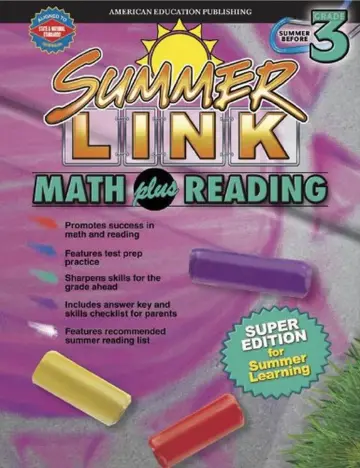 Cover of Summer Link, Math Plus Reading