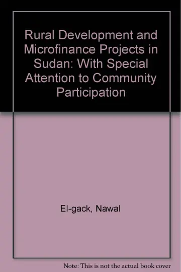 Cover of Rural Development and Microfinance Projects in Sudan