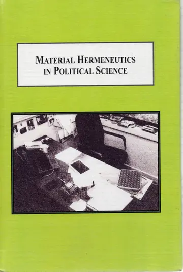 Cover of Material Hermeneutics in Political Science