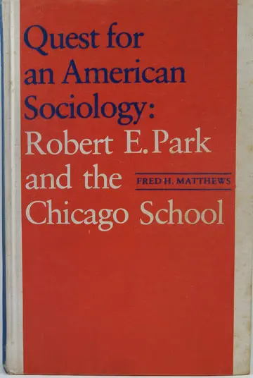 Cover of Quest for American Sociology